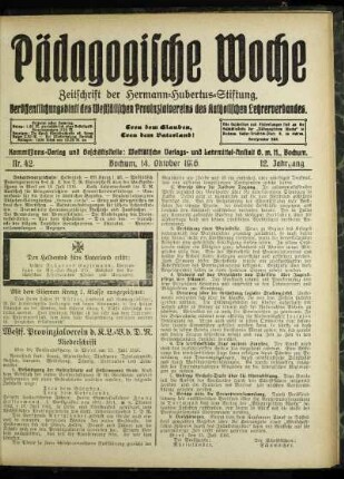 Westf. Provinzialverein d. K. L.-V. d. D. R. : Niederschrift über die Vorstandssitzung in Werl am 15. Juli 1916