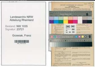 Entnazifizierung Franz Grzesiak , geb. 19.02.1903 (Bergarbeiter)
