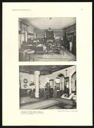 Intérieurs aus dem Hotel "Erzherzog Johann" am Semmering