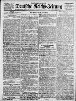 Deutsche Reichs-Zeitung. 1871-1934