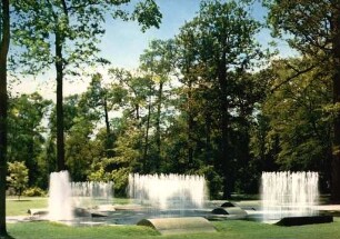 Bundesgartenschau 1967. Garten der tanzenden Wasserwände