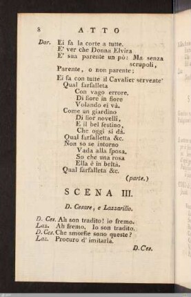 Atto Primo: Scena III.