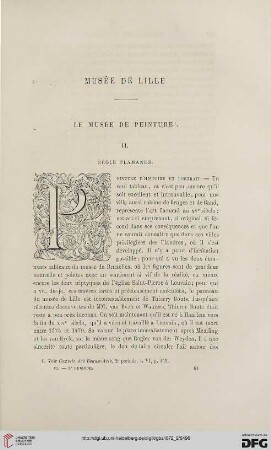 2. Pér. 6.1872: Le musée de peinture, [2] : Musée de Lille