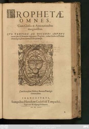 Prophetae Omnes : Cum Glossis & Annotationibus marginalibus