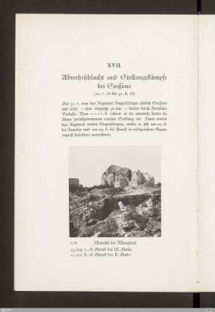 XVII. Abwehrschlacht und Stellungskämpfe bei Soissons