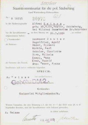 Heinze, Alfred