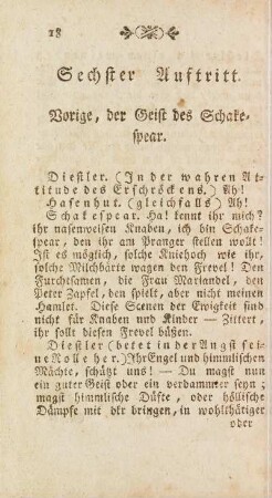 Sechster Auftritt