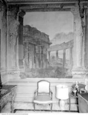 Capricci römischer Ruinen und Monumente, Architekturcapriccio mit Triumphbogen