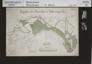 Bad Brambach; Lage der Radiumquellen