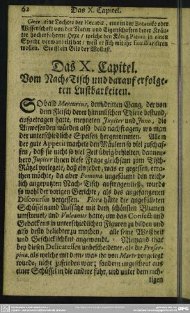 Das X. Capitel. Vom Nach-Tisch und darauf erfolgeten Lustbarkeiten