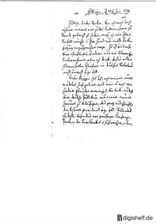 11: Brief von Friedrich Bouterwek an Johann Wilhelm Ludwig Gleim