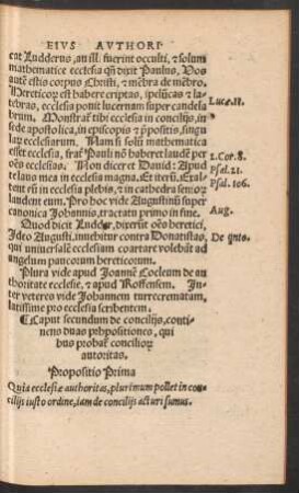 Caput secundum de conciliis ...