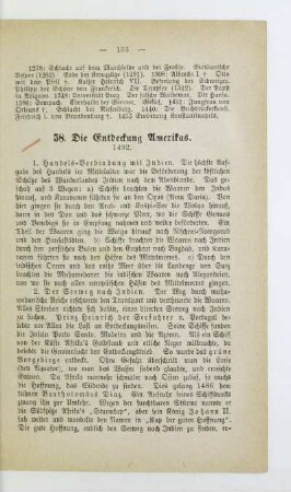 58. Die Entdeckung Amerikas. 1492