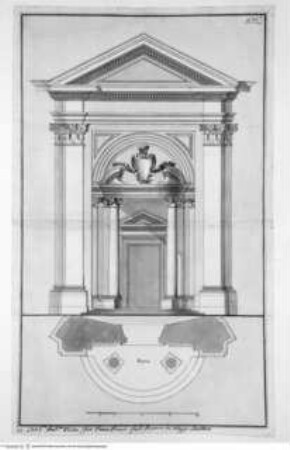 Grundriss und Aufriss