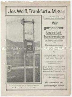 Transformatoren für Freileitungen