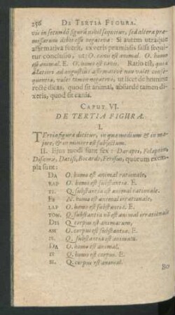 Caput VI. De Tertia Figura.
