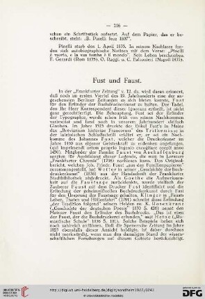 Fust und Faust