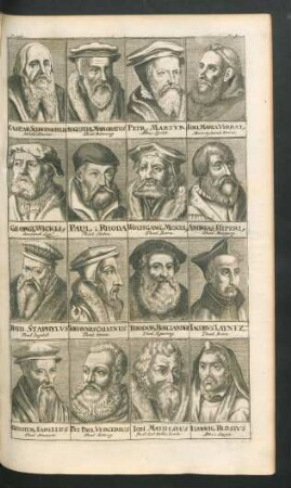 Porträts von Theologen etc.
