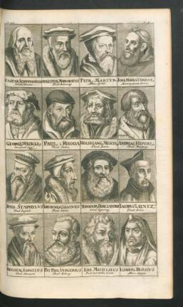 Porträts von Theologen etc.
