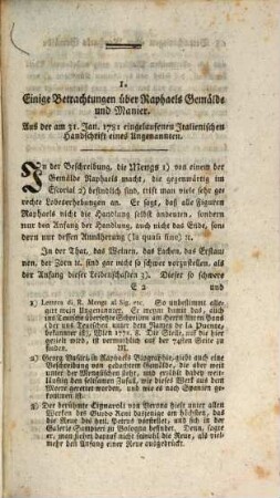 Miscellaneen artistischen Innhalts. 8, 8. 1781