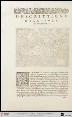 Descrittione dell‘ Isola di Negroponte