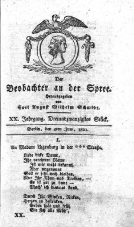 23. Stueck, 4. Juni 1821