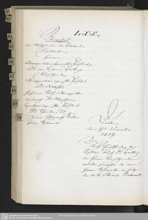 LXX., 9. December 1859