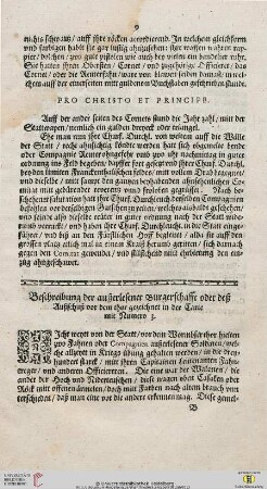 Beschreibung der außerlesener Burgerschafft