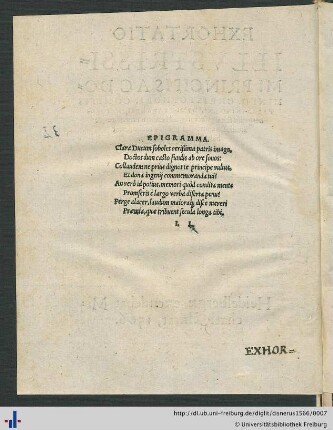 Epigramm.