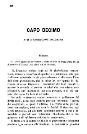 Capo Decimo Atti Di Giurisdizione Volontaria