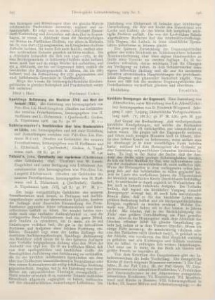 246-247 [Rezension] Wiegand, Friedrich (Hrsg.), Kirchliche Bewegungen der Gegenwart. Eine Sammlung von Aktenstücken. Jahrgang I. 1907