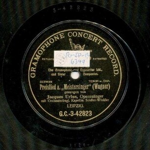 Preislied a. "Meistersinger" / (Wagner)