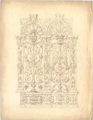 Zocher, Ernst; Fontainebleau; Ornamente - Ansicht