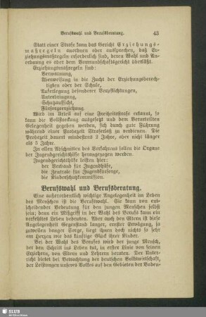 Berufswahl und Berufsberatung