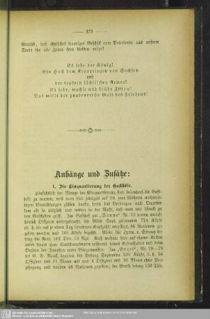 Anhänge und Zusätze