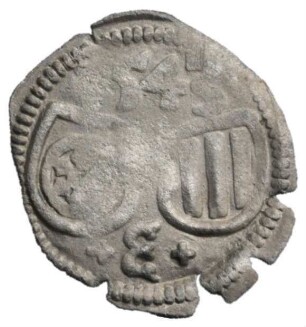 Fundmünze, Pfennig (einseitig), 1543