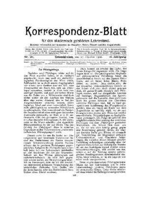 Zur Philologenfrage