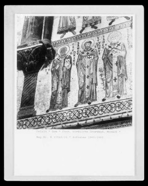 Bilder im Chorjoch — Melchisedek, Hosea, Mose, Joel, Amos, Obadja, Heiligen Diakone und Kirchenlehrer