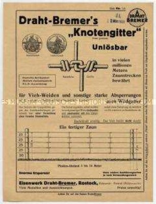 Draht-Bremer`s "Knotengitter"