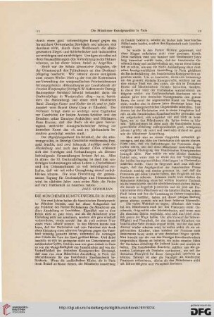 Die Münchener Kunstgewerbler in Paris