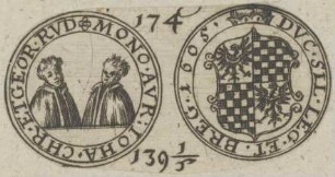 Bildnis des Johann ChristianBildnis des Georg Rudolph