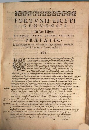 De spontaneo viventium ortu : libri IV