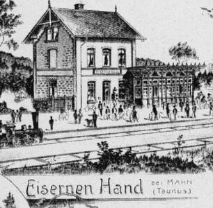 Bahnhof; Taunusstein, Eiserne Hand