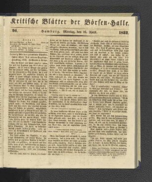 94. 16. April 1832