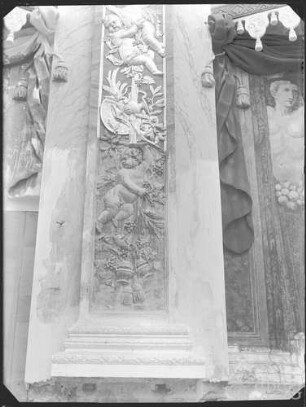 Berlin, Schloss Charlottenburg, Parade- und Wohnräume König Friedrich I., Kapelle, R.: 94, Wandpfeiler.