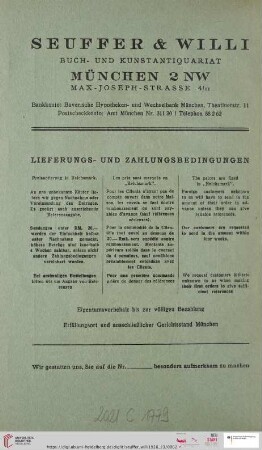 Lieferungs- und Zahlungsbedingungen
