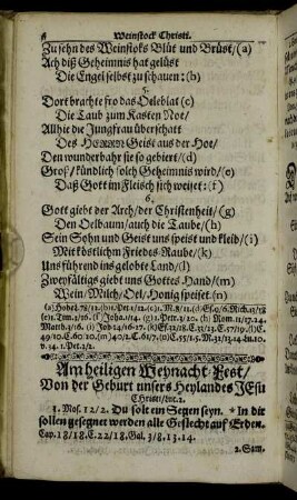 Am heiligen Weynacht-Fest