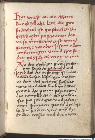 Der geistliche Mai - BSB Cgm 4473