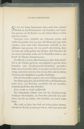 In der Kinderstube