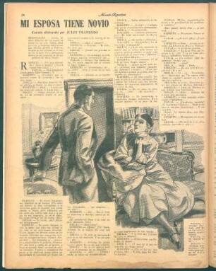 Mi esposa tiene novio : Cuento dialogado por Julio Franzoso